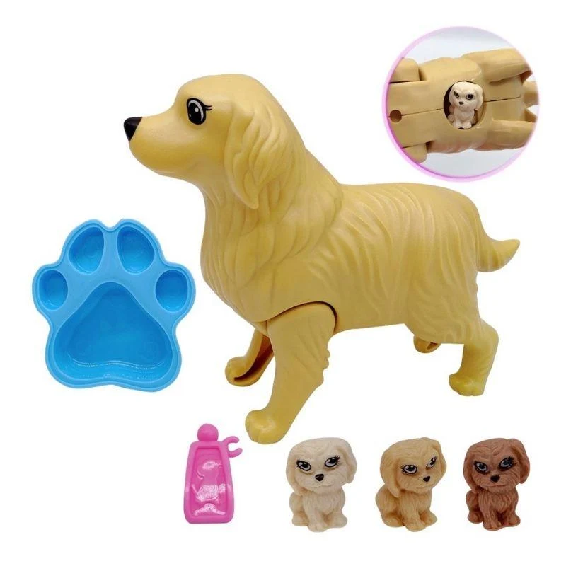 Coffret Jeu Vétérinaire Chienne Chiots Éducatif