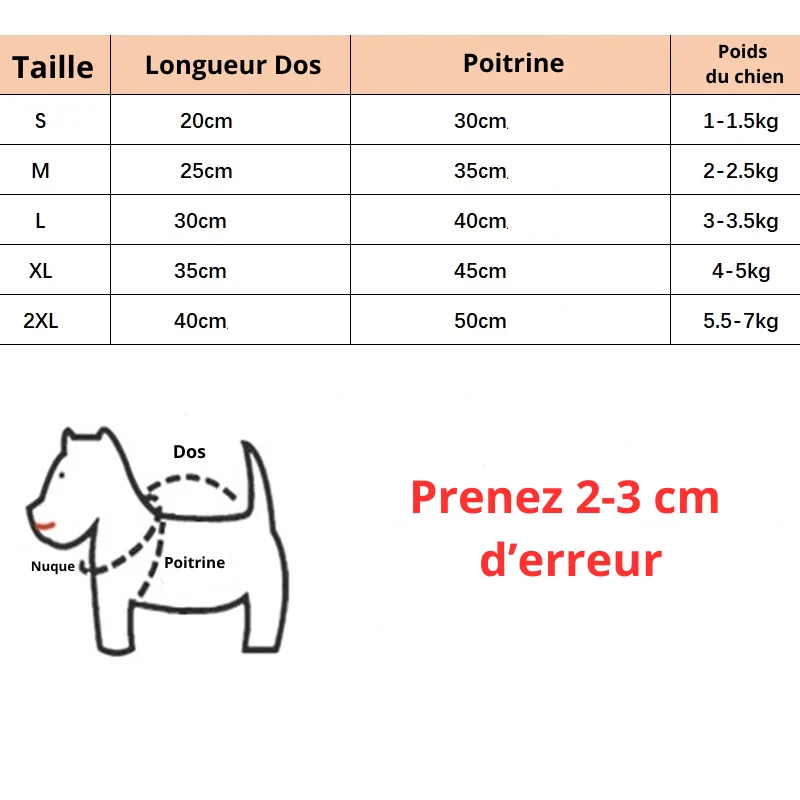 Manteau Hiver Bobby Doux Gros Chien