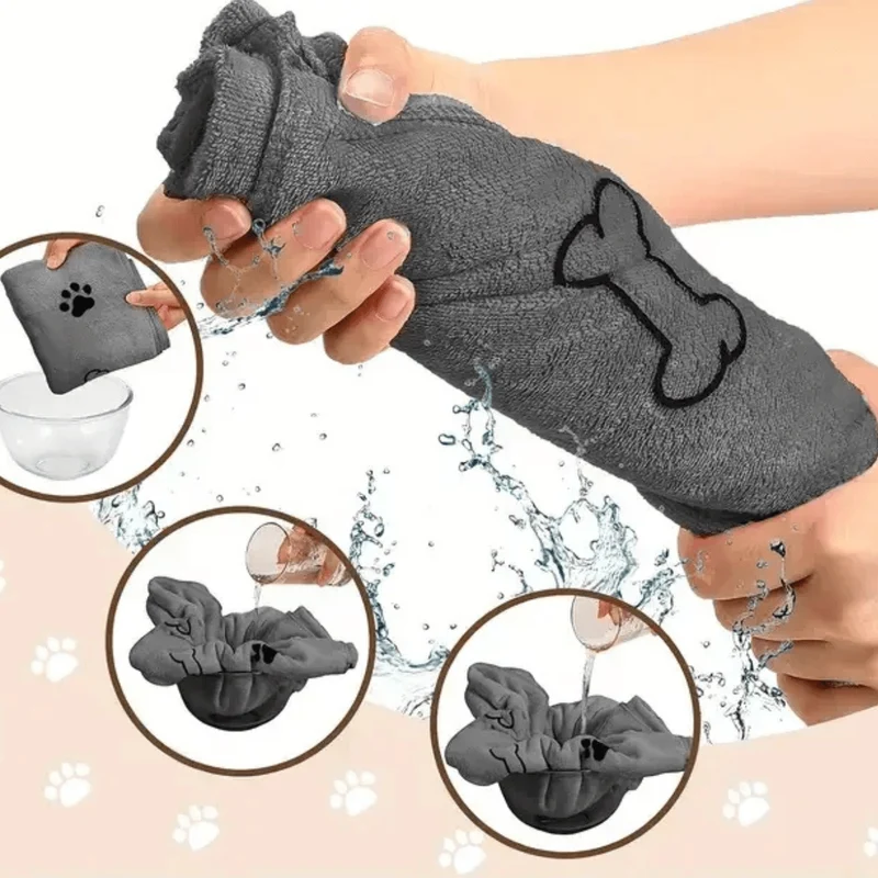 Serviette Absorbante Gros Chien Microfibre 60cm