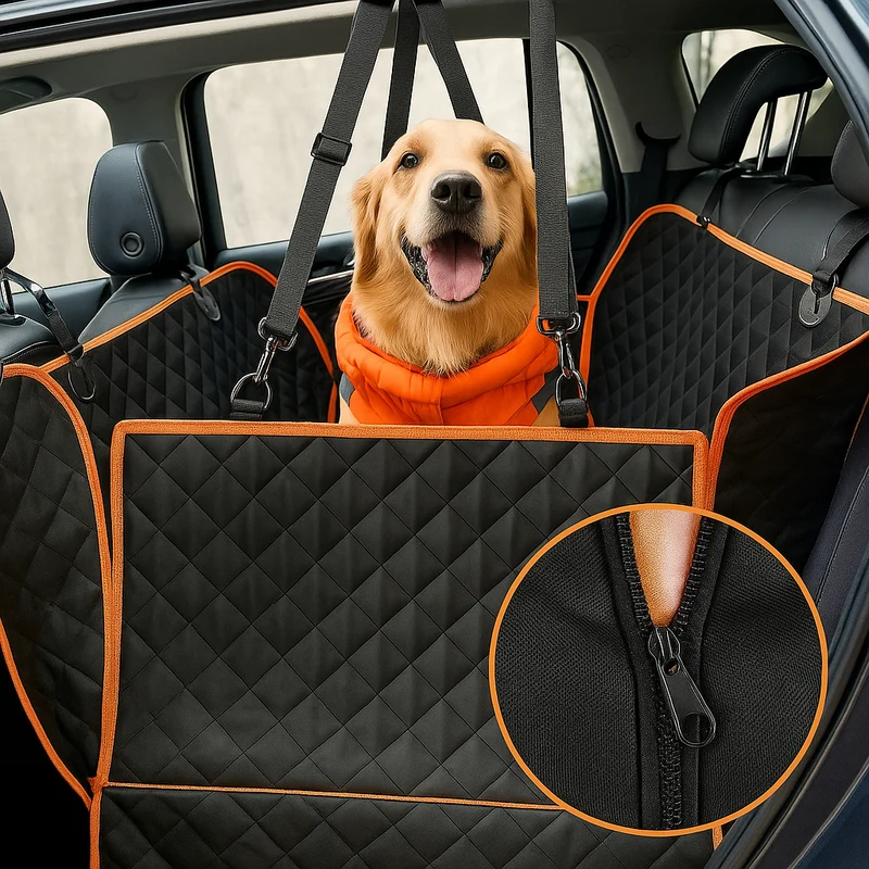 Hamac Voiture Chien Noir Protection Sièges
