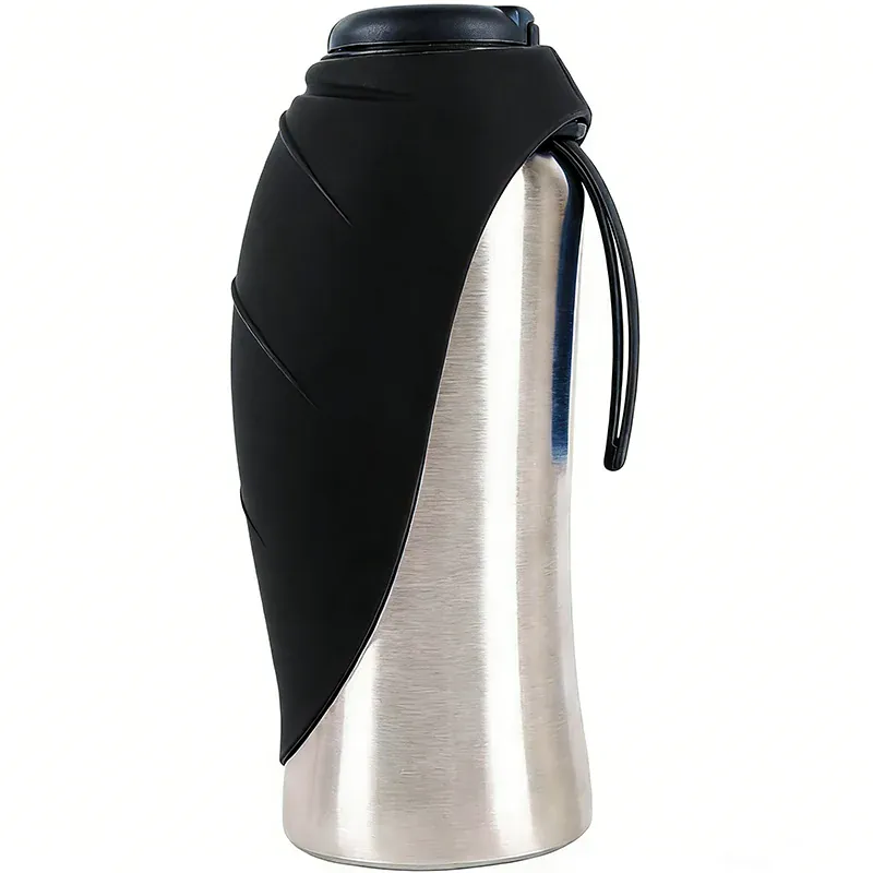 Gourde Voyage Inox Pliable Gros Chien