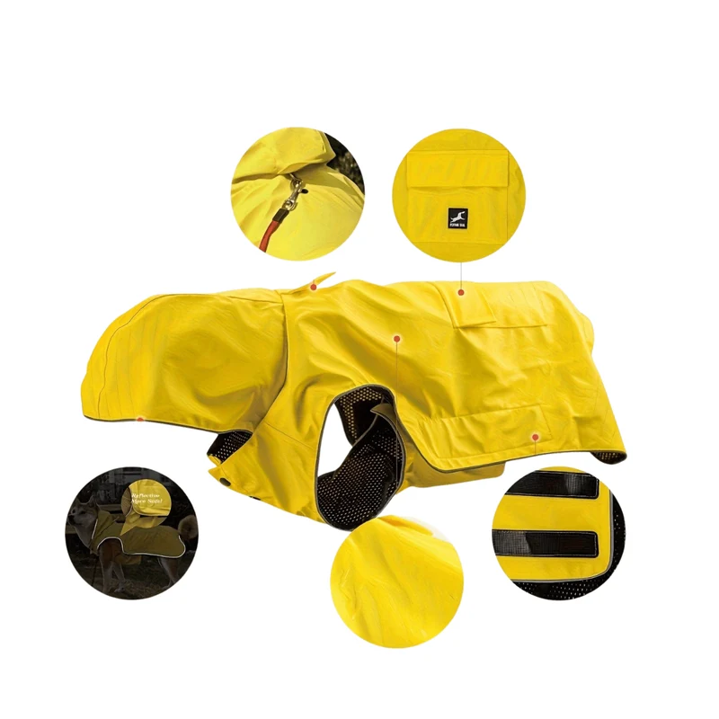 Manteau Imperméable Réfléchissant Gros Chien