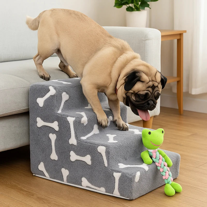 Escalier Orthopédique Gros Chien Accès Canapé