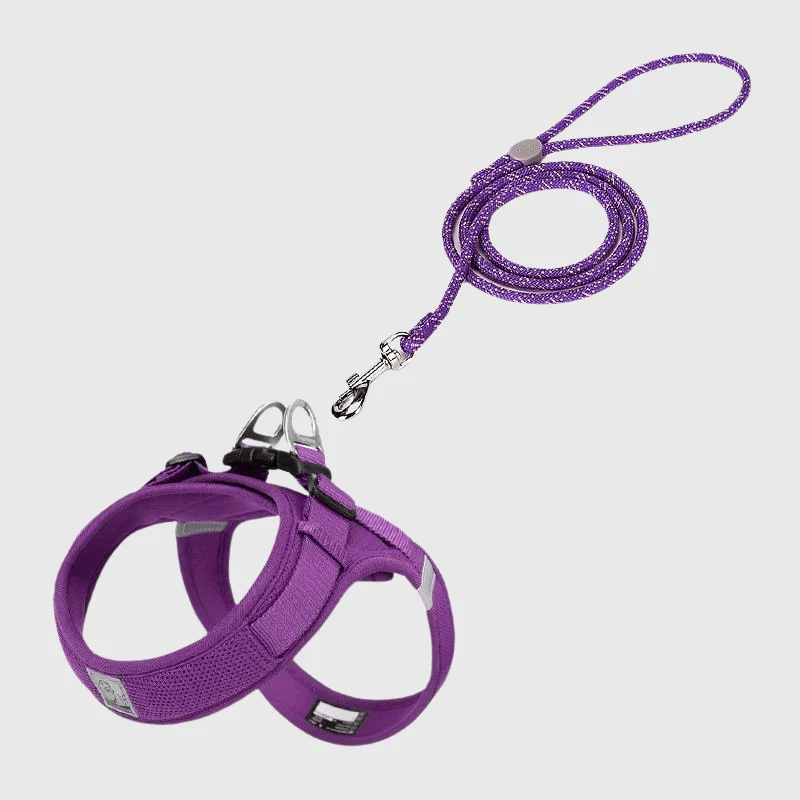 Harnais Nylon En T Anti-Traction 8 Couleurs