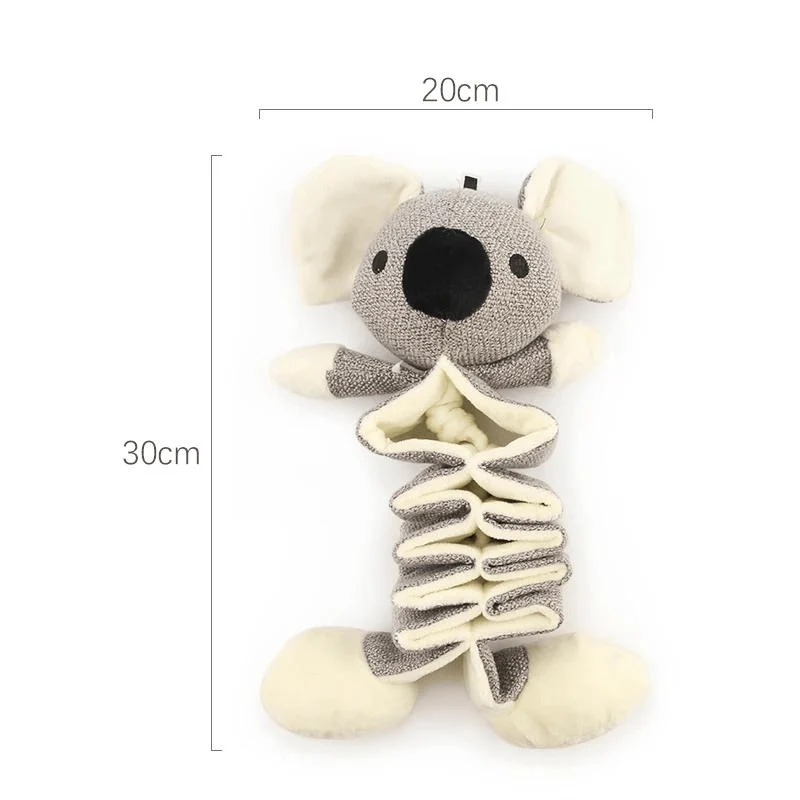 Jouet Fouille Peluche Chien 30cm Kangourou Koala