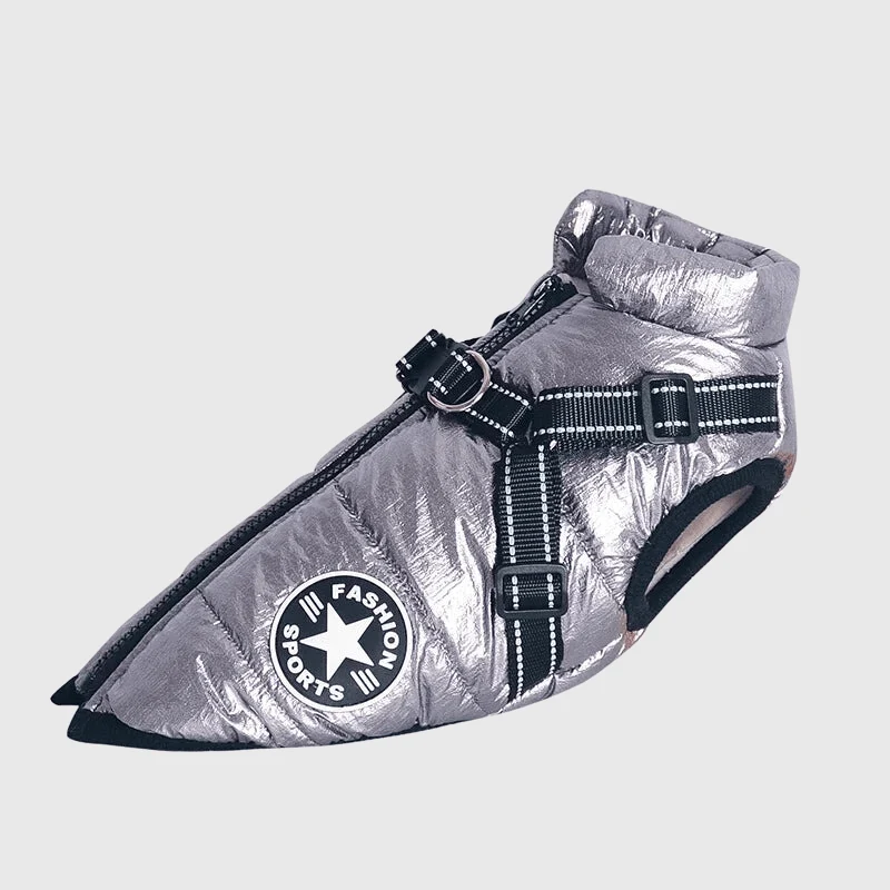 Manteau Hiver Harnais Intégré Gros Chien