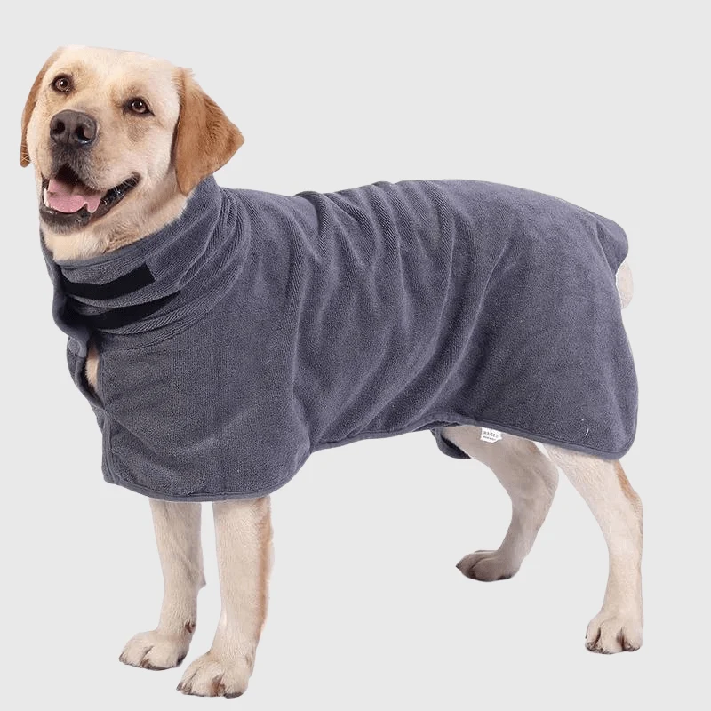 Peignoir Séchage Rapide Grand Chien 5 Couleurs