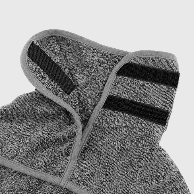 Peignoir Absorbant Chien XS-XL Vert Gris