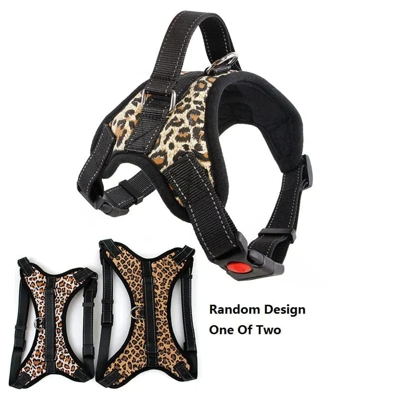 Harnais Anti-Traction Gros Chien Rembourré Réglable