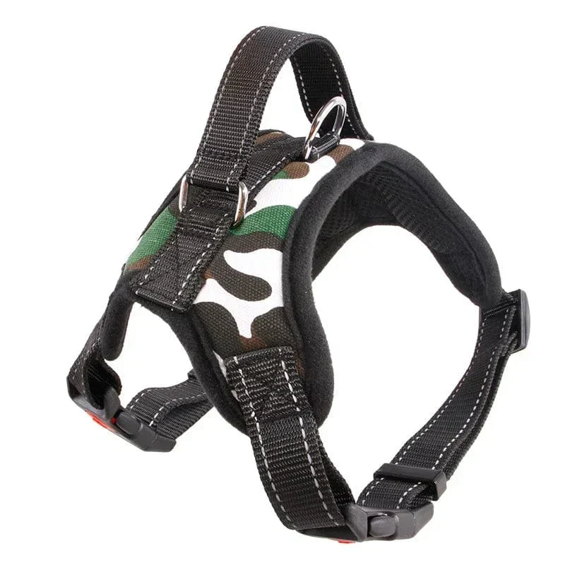 Harnais Anti-Traction Gros Chien Rembourré Réglable