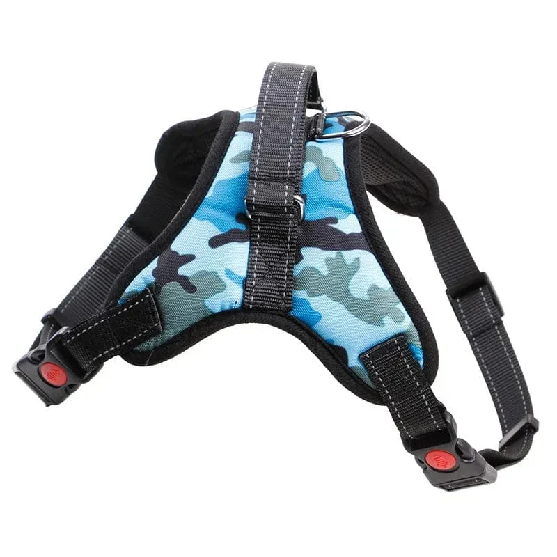 Harnais Anti-Traction Gros Chien Rembourré Réglable