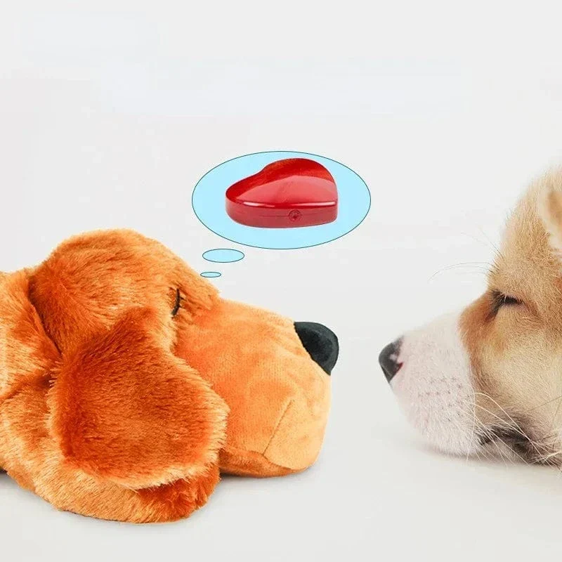 Jouet Peluche Battement Coeur Chiots Anxieux