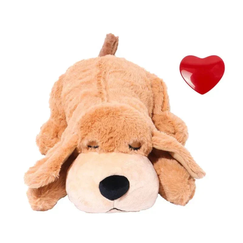 Jouet Peluche Battement Coeur Chiots Anxieux