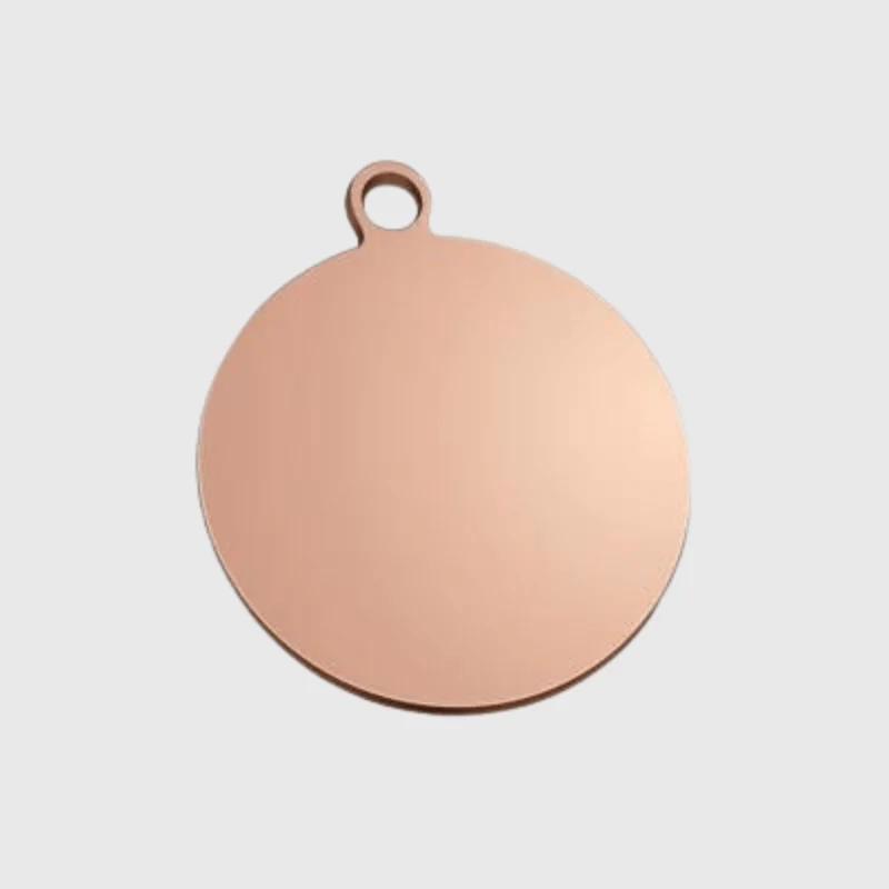 Médaille Gravée Inox Chien Personnalisable