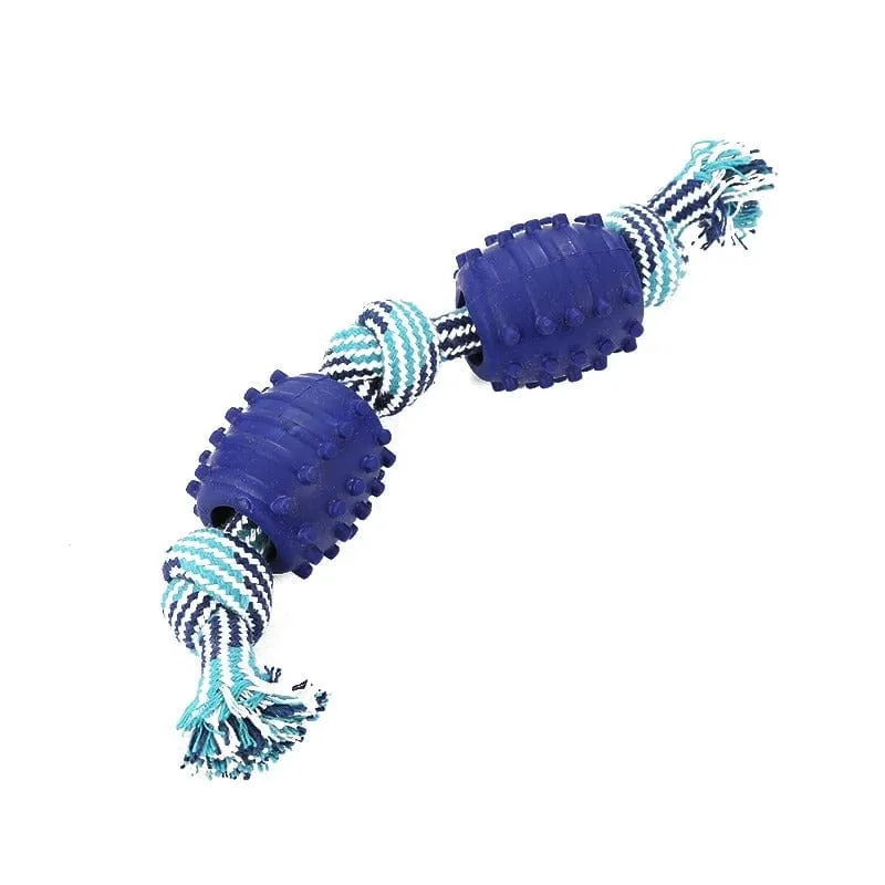 Jouet Corde Coton Balle Chien Couleurs