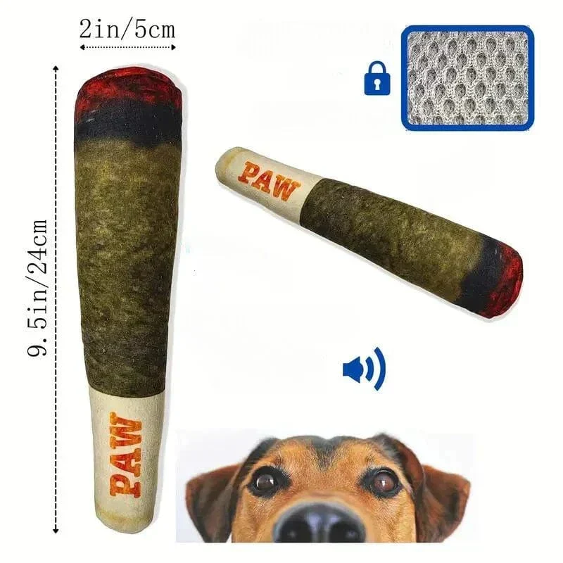 Jouet Cigare Couineur Anti-Stress Chien