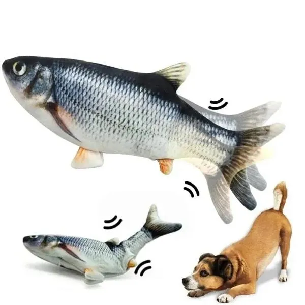 Poisson Gigotant Interactif Rechargeable Chien