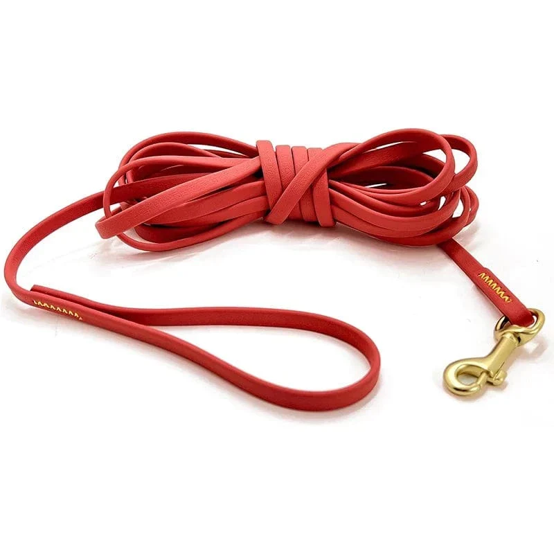Laisse Longe PVC Imperméable Gros Chien 3-9m