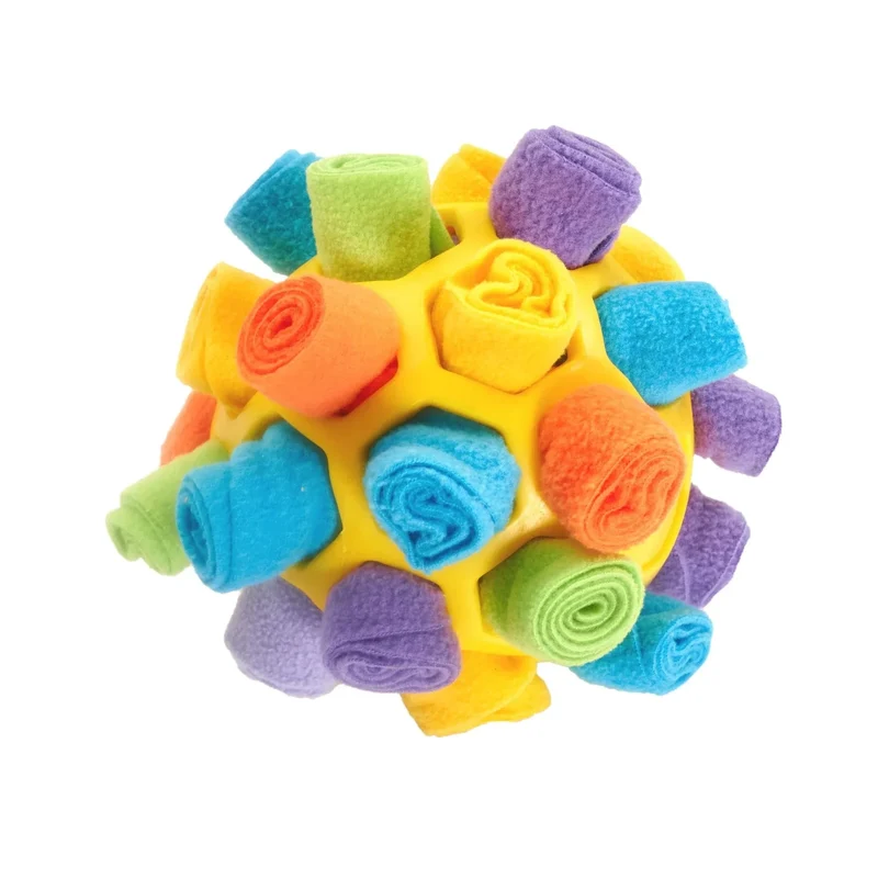 Boule Fouille Olfactive Chien 14cm 8 Coloris