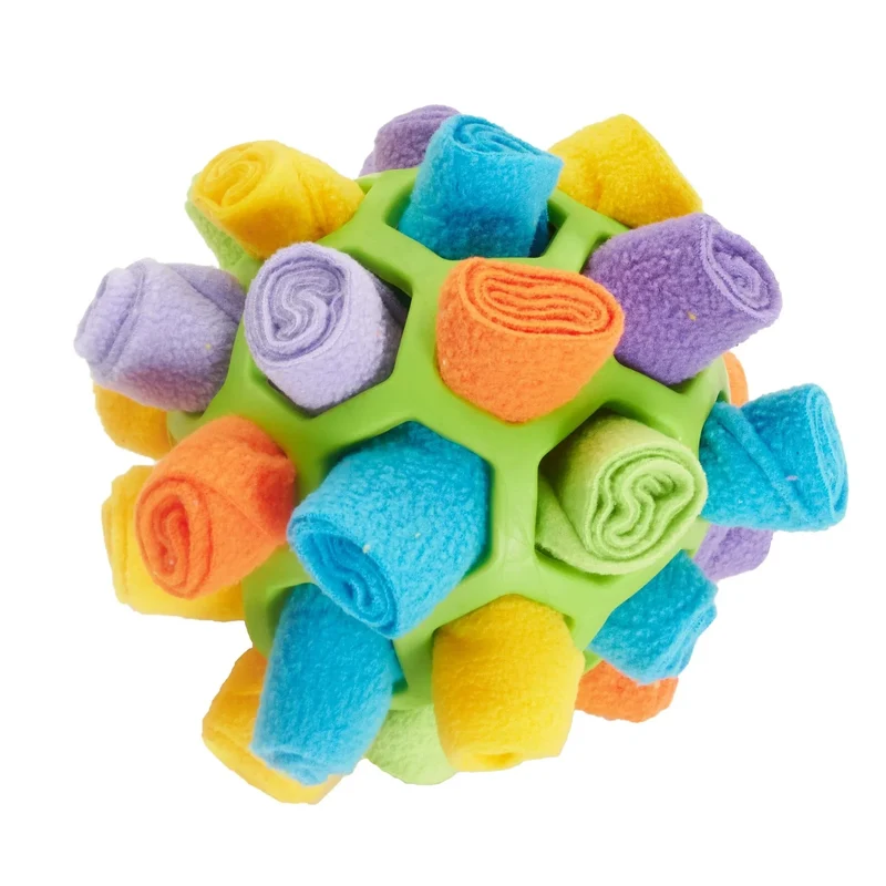 Boule Fouille Olfactive Chien 14cm 8 Coloris
