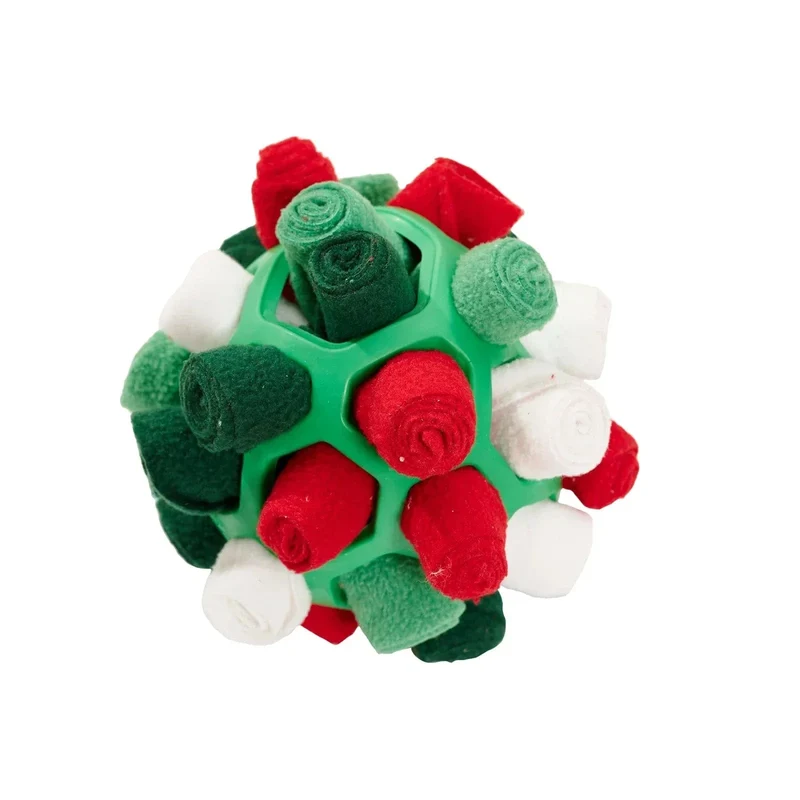 Boule Fouille Olfactive Chien 14cm 8 Coloris