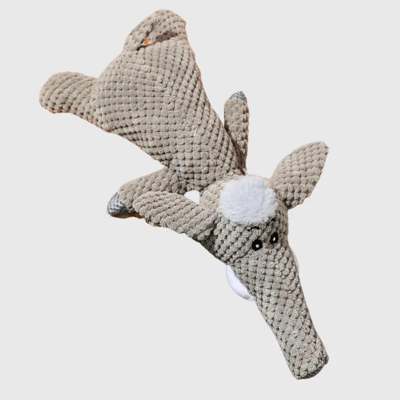 Peluche Crochet Tricoté XL Chien Molosse 36cm