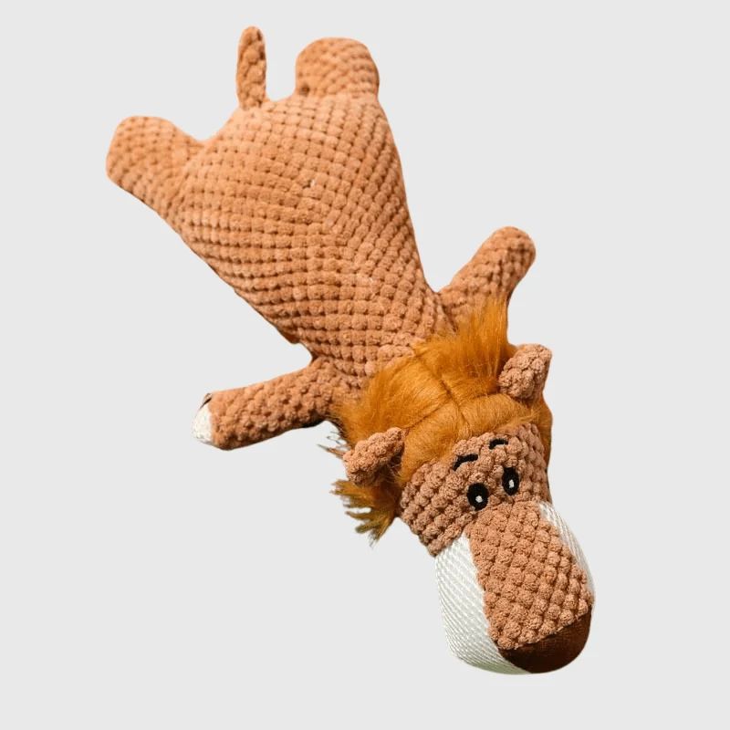Peluche Crochet Tricoté XL Chien Molosse 36cm