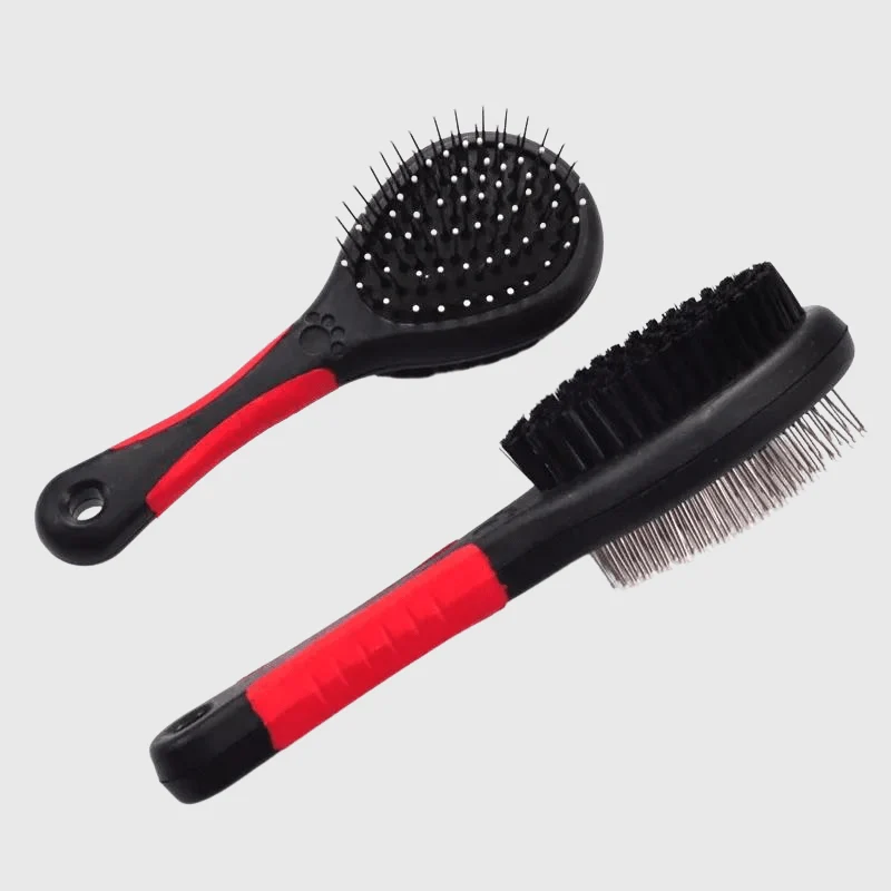 Brosse Double Face Démêlante Chien Poil Long
