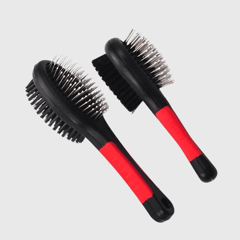 Brosse Double Face Démêlante Chien Poil Long