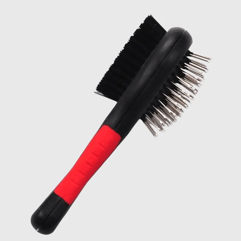 Brosse Double Face Démêlante Chien Poil Long