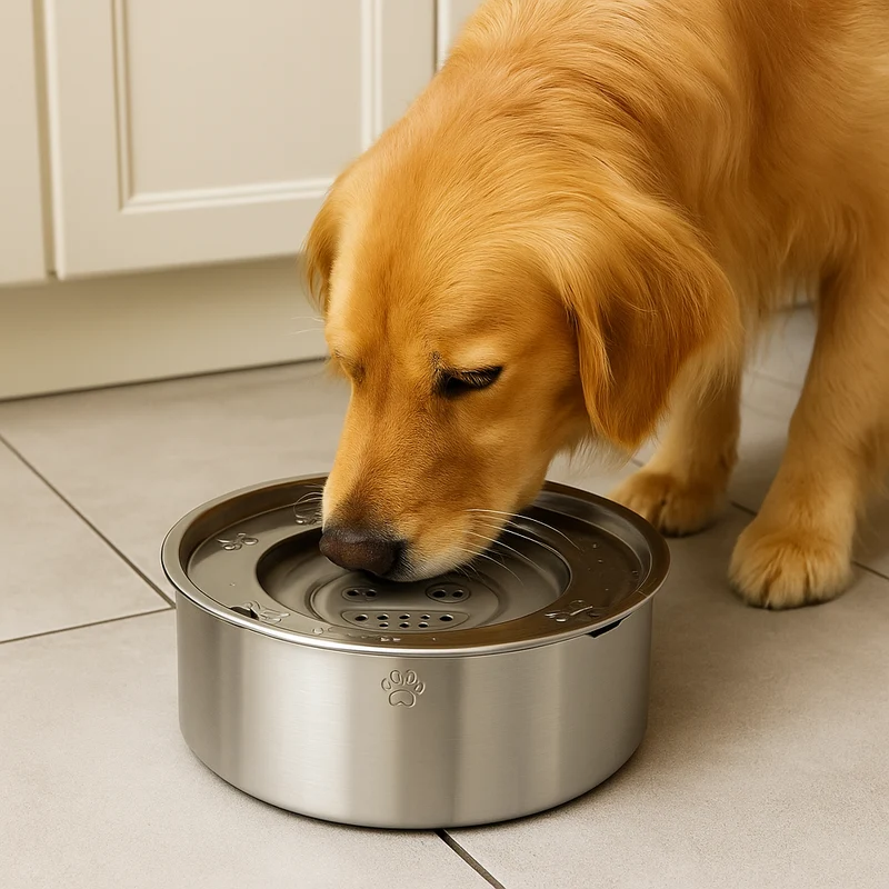 Gamelle Inox Anti-Renversement Gros Chien