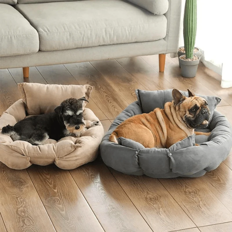Lit Anti-Stress Chien Bords Surélevés