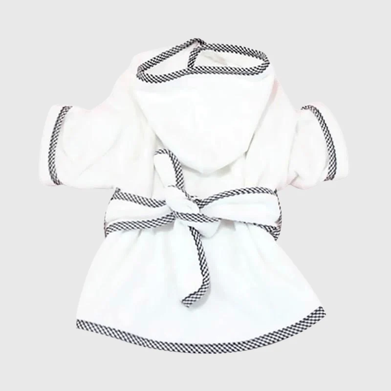 Peignoir Chien Pattes Microfibre Séchage Rapide