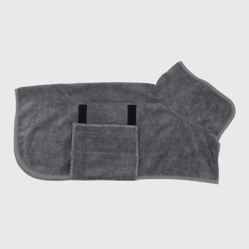 Peignoir Absorbant Gros Chien Capuche Séchage