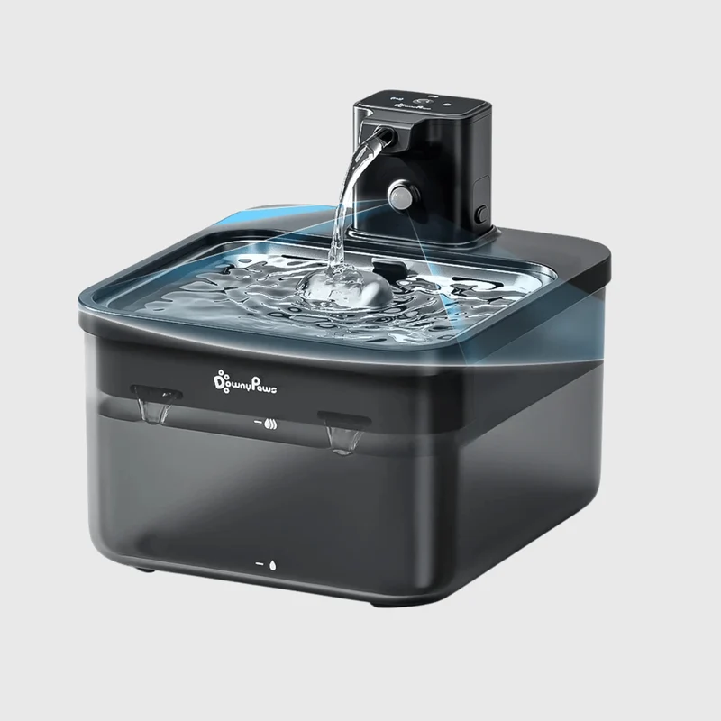 Fontaine Eau Filtrante Chien 2.5L Inox