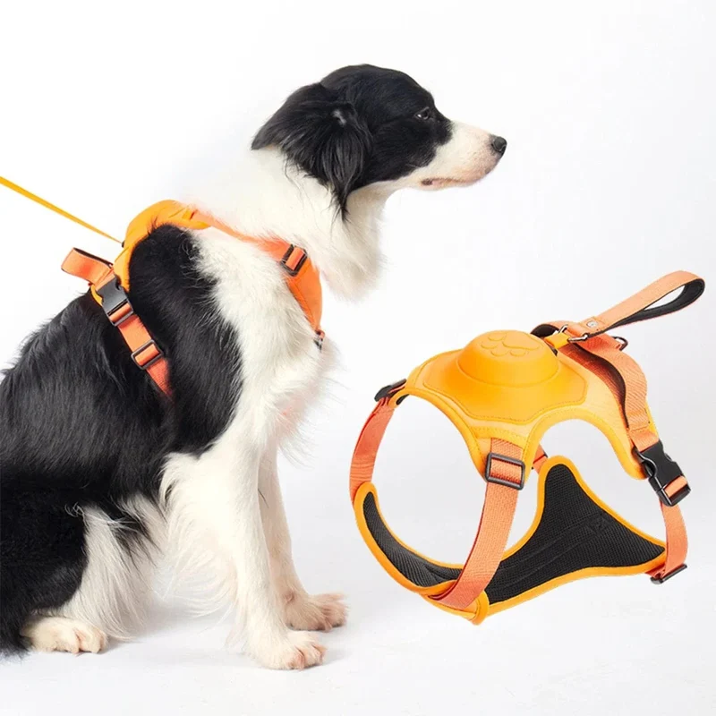 Harnais Sac Dos Anti-Traction Malinois Jaune