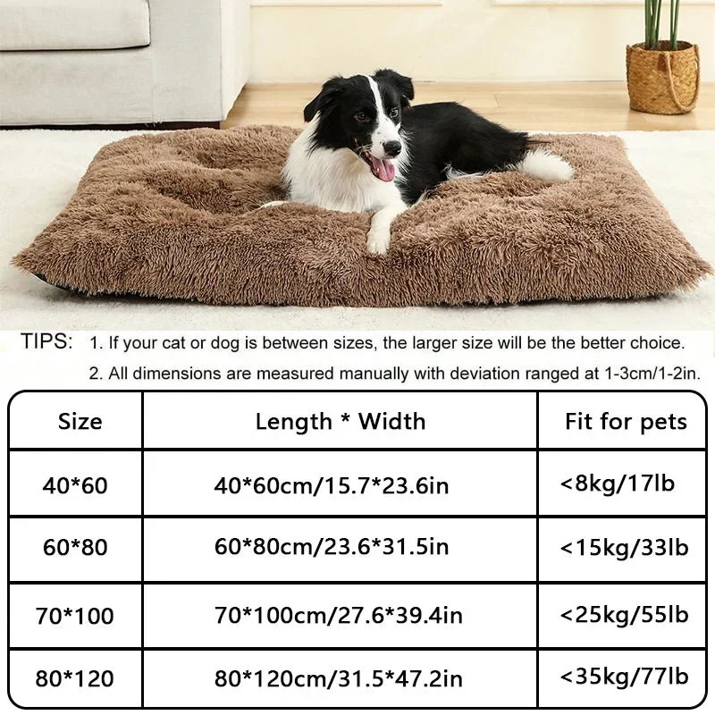 Panier Rectangulaire Moelleux Gros Chien XXL