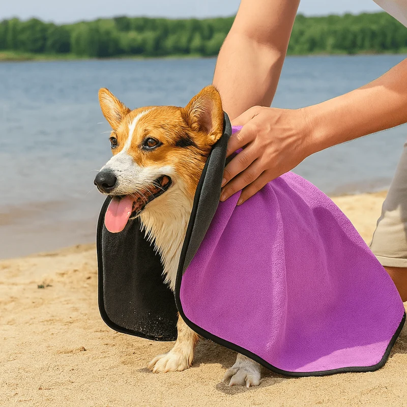 Serviette Microfibre Absorbante Gros Chien XL