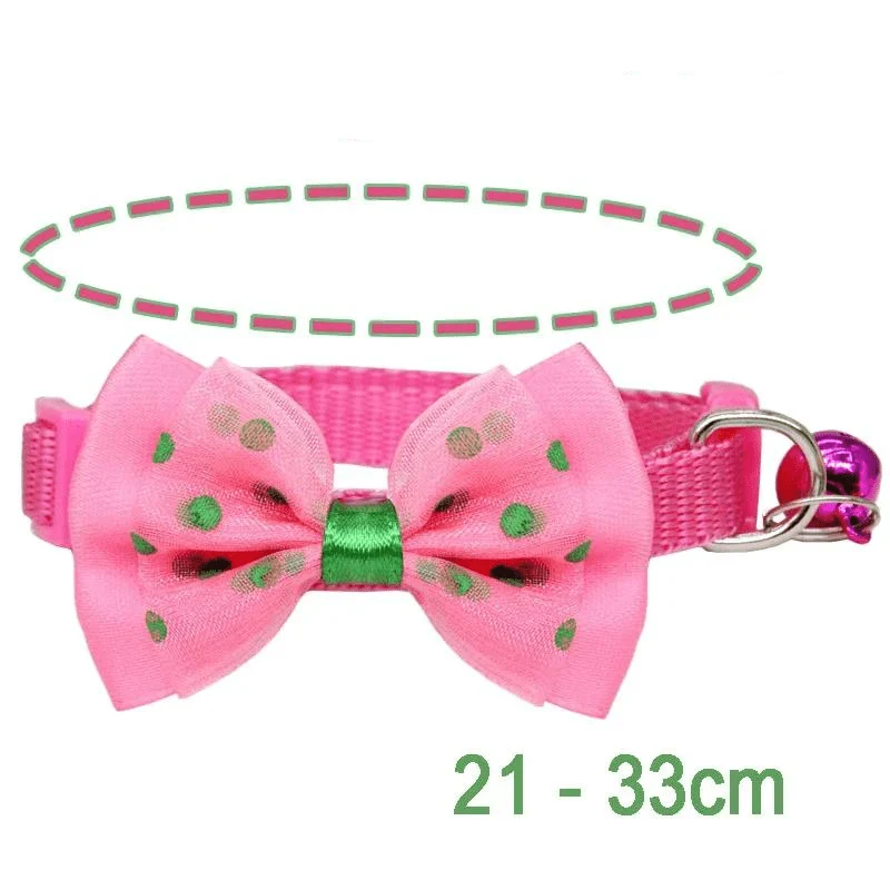 Collier Nœud Papillon Chien 9 Couleurs