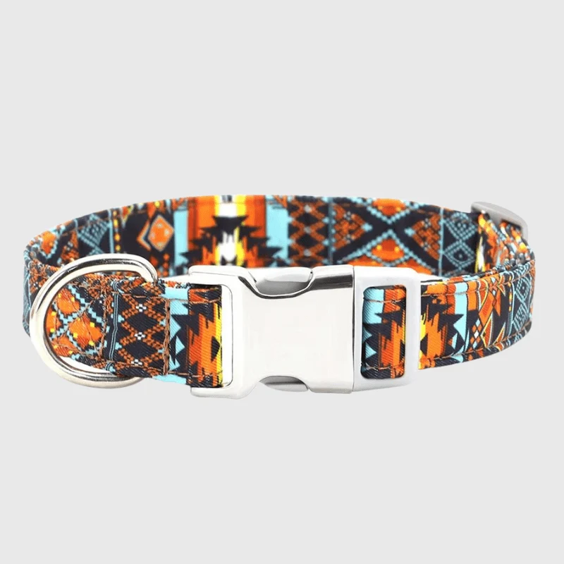 Collier Nylon Personnalisé Gravé Chien Molosse