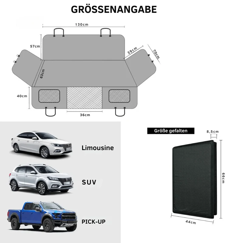 Tapis Protection Siège Arrière Voiture Gros Chien