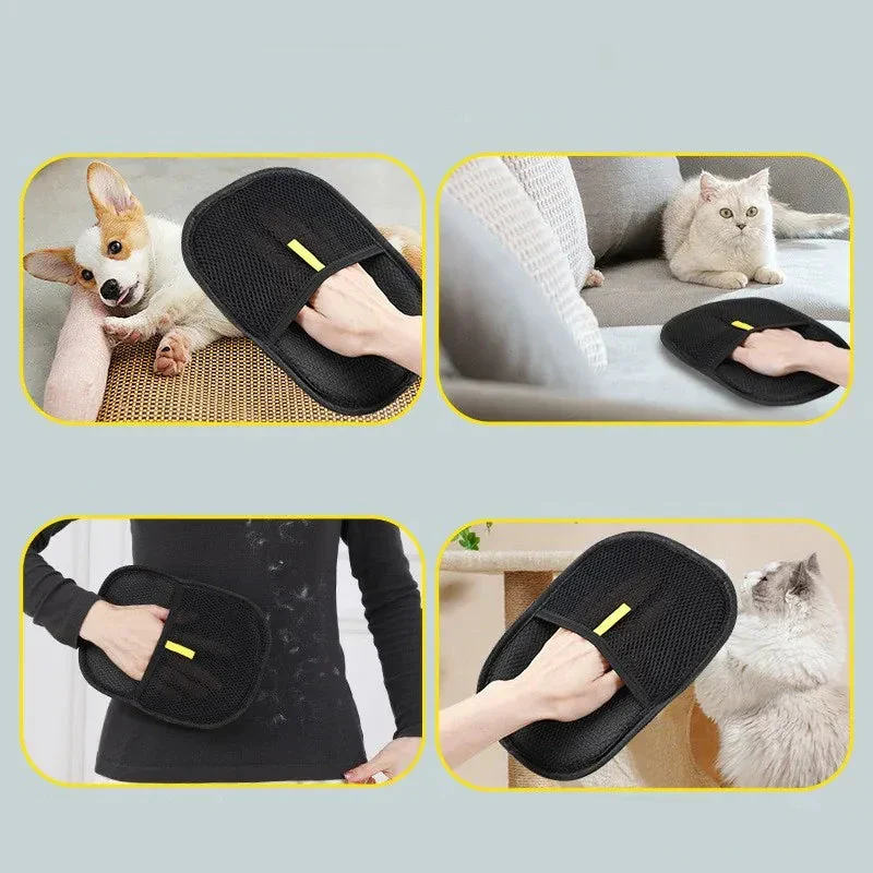 Gant Anti-Poils Réutilisable Chien Poil Long