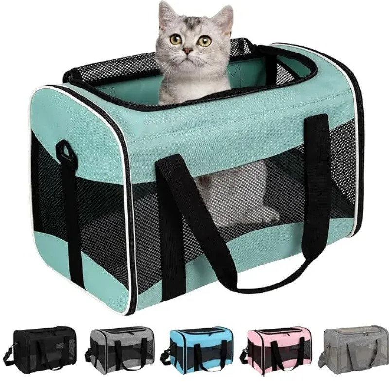 Sac Transport Pliable Chien Moyen Respirant