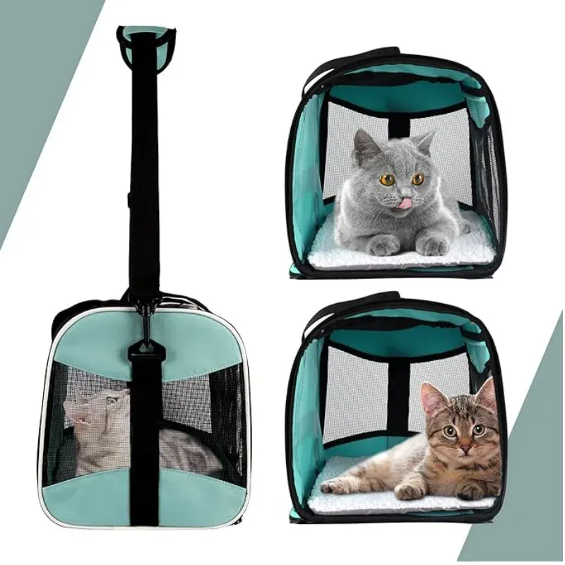 Sac Transport Pliable Chien Moyen Respirant