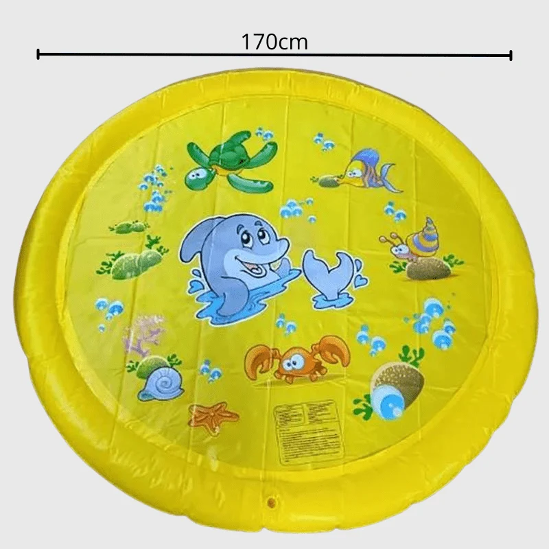 Piscine Gonflable Chien PVC 170cm Été