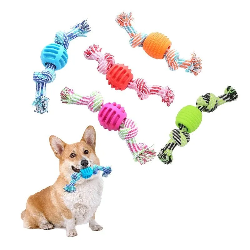 Jouet Corde Tressée Mordant Gros Chien
