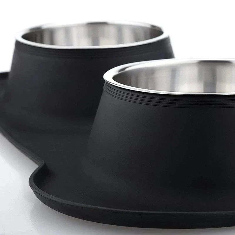 Gamelle Antidérapante Inox Silicone Chien
