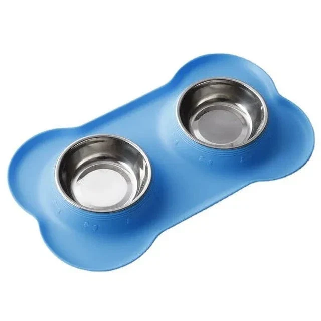 Gamelle Antidérapante Inox Silicone Chien