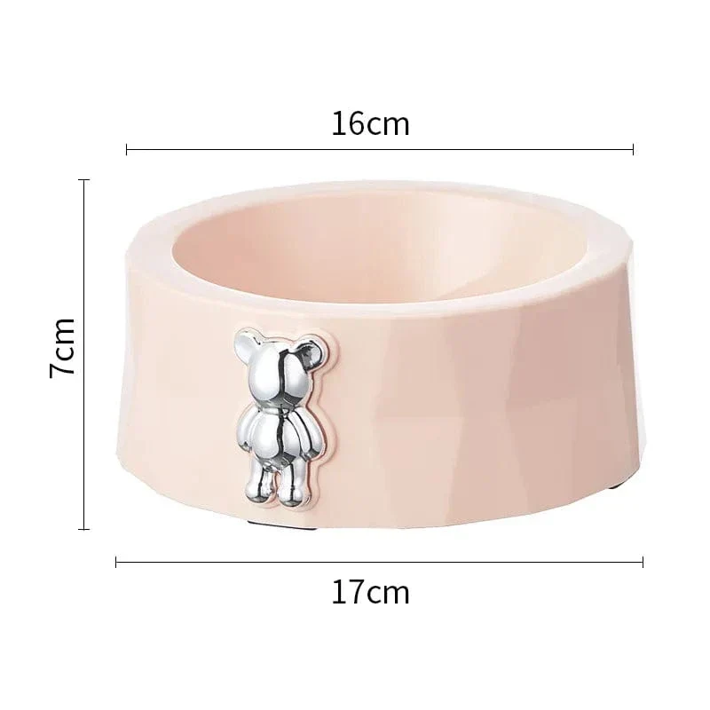 Gamelle Antidérapante Inox Design Ours Chien