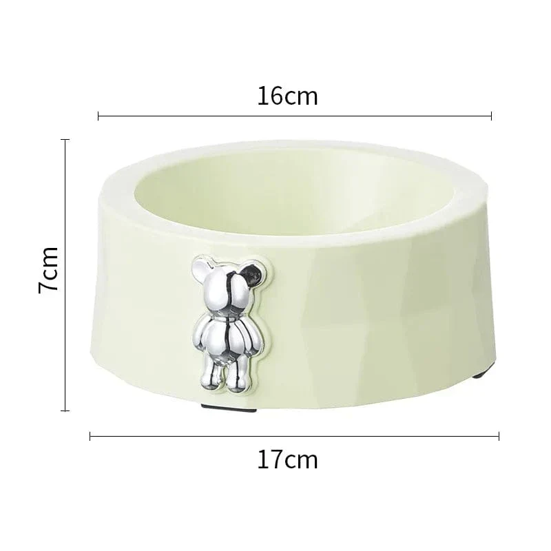 Gamelle Antidérapante Inox Design Ours Chien
